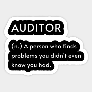 Auditor Definition Sticker